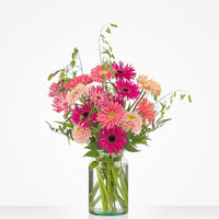 Groen gekeurd gerbera boeket