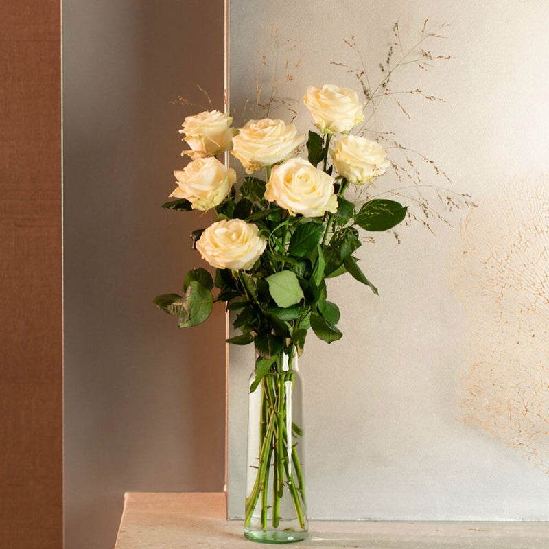 Wit boeket bloemen