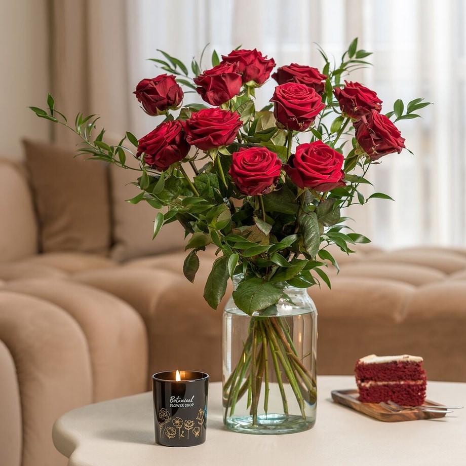 Pure romantiek boeket