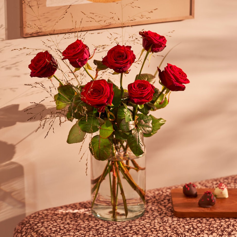 Rode rozen (vanaf 7 stuks)