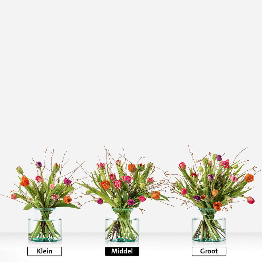 Tulpen verrassing boeket