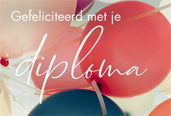 Diploma gefeliciteerd