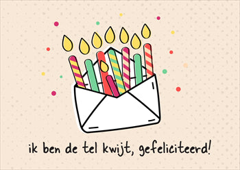 Envelopje gefeliciteerd