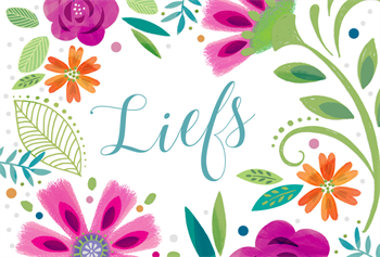 Liefs met bloemen