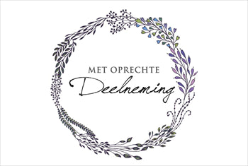 Met oprechte deelneming