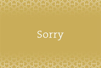 Sorry neutraal