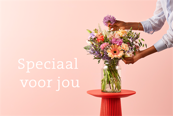 Speciaal voor jou met boeket