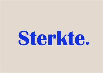 Wenskaart met de tekst 'Sterkte'