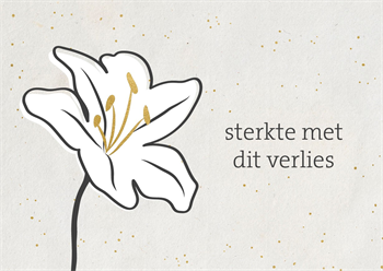 Sterkte met dit verlies goud