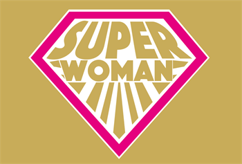 Super woman kaart