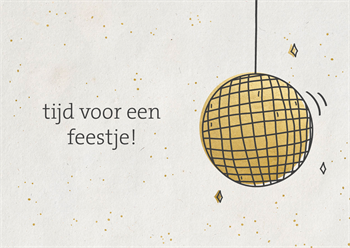 Tijd voor een feestje goud